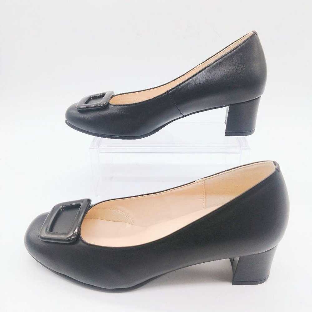 Exquisite item Ginza Washington Pumps Buckle Blac… - image 4