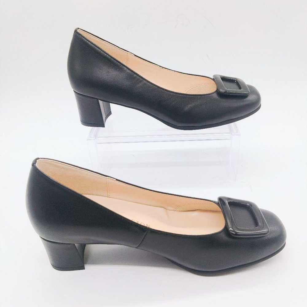 Exquisite item Ginza Washington Pumps Buckle Blac… - image 5