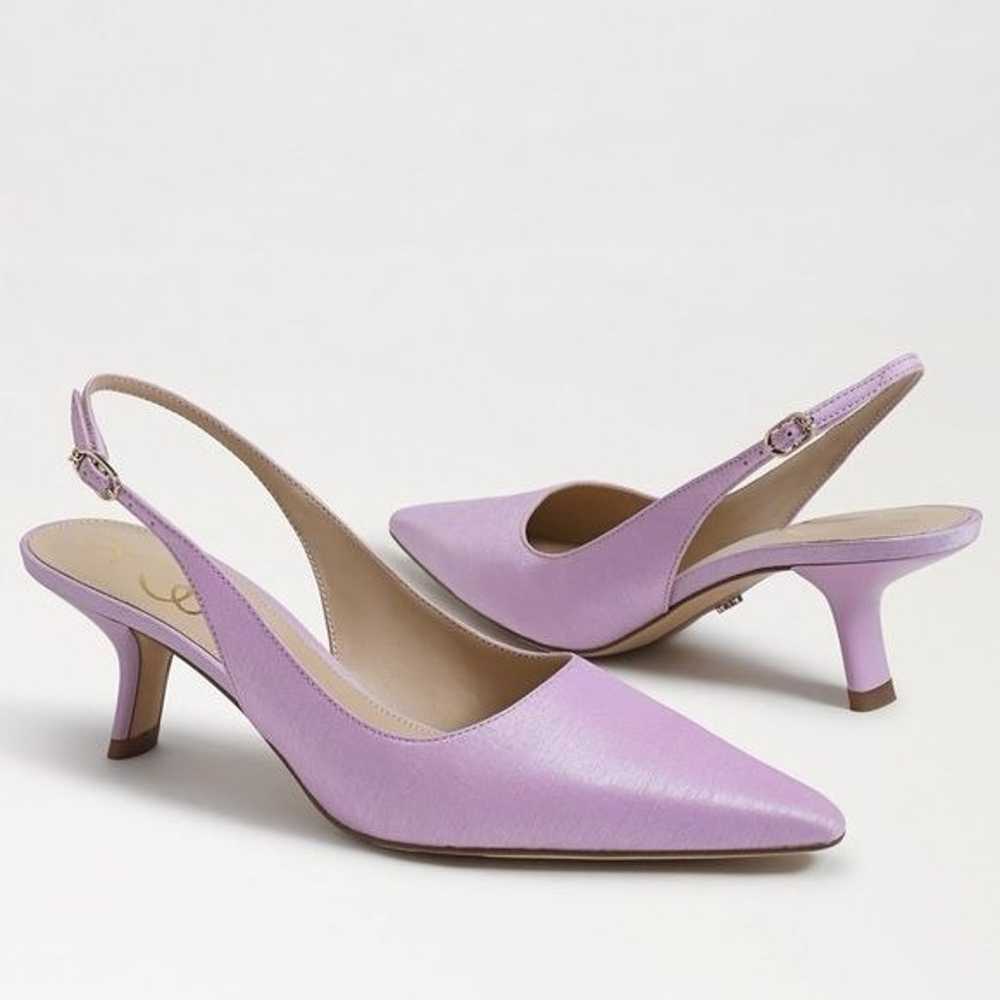 Sam Edelman Bianca Satin Slingback Pump in Lilac … - image 12