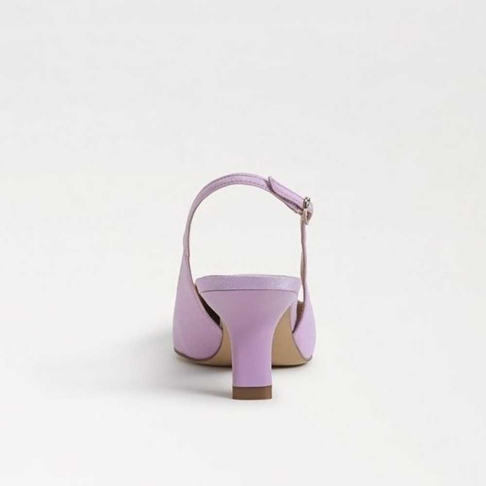 Sam Edelman Bianca Satin Slingback Pump in Lilac … - image 5