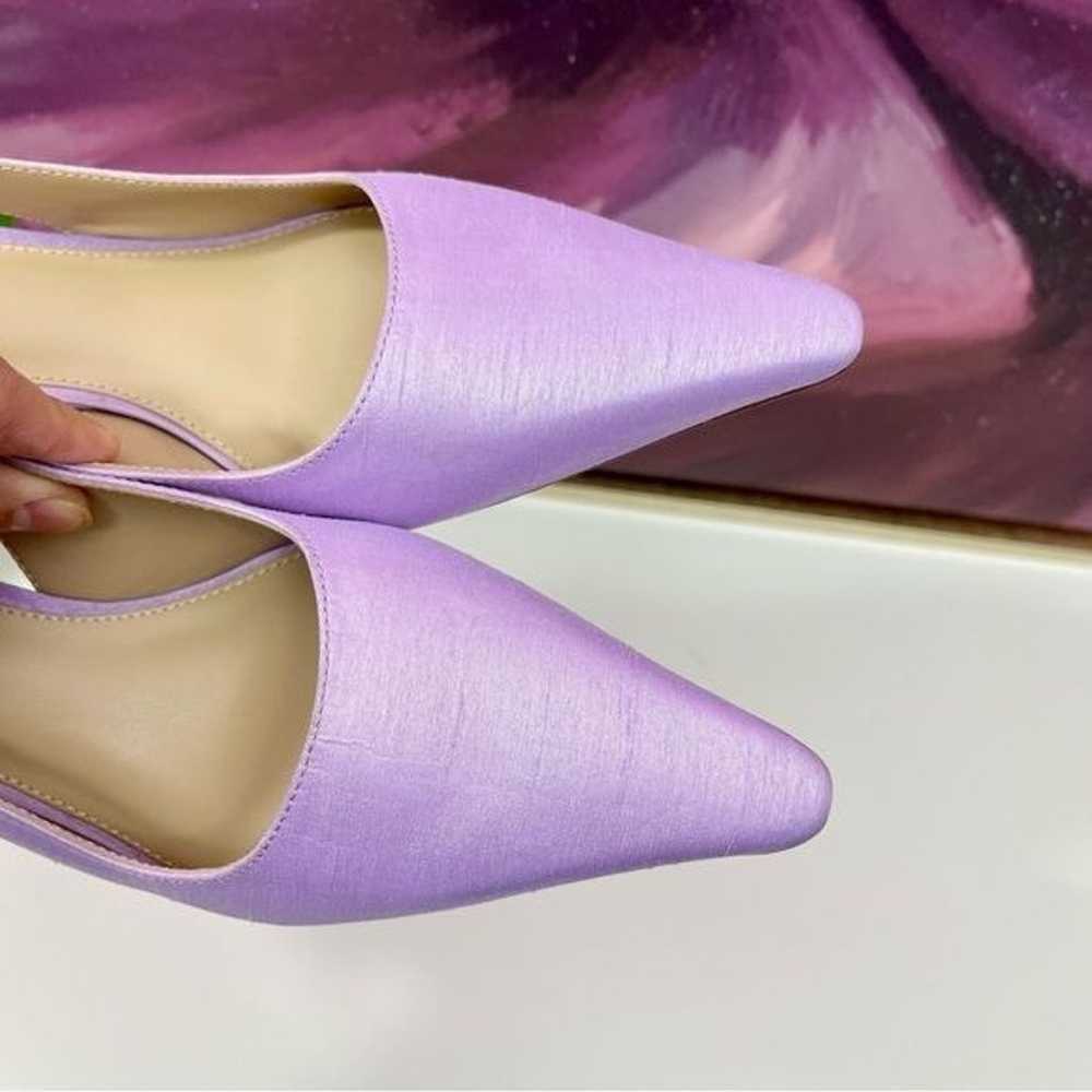 Sam Edelman Bianca Satin Slingback Pump in Lilac … - image 8