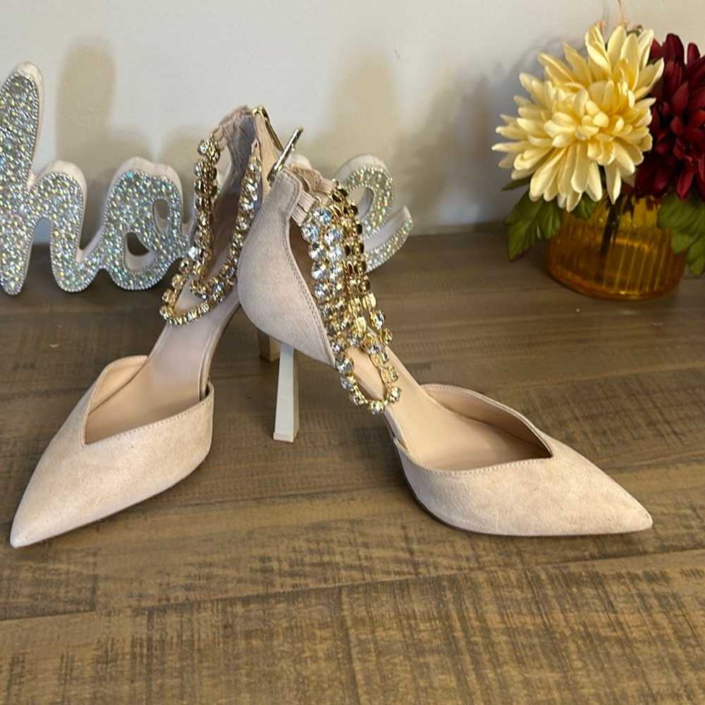 Jlo Norna Blush Crystal Pumps - image 2