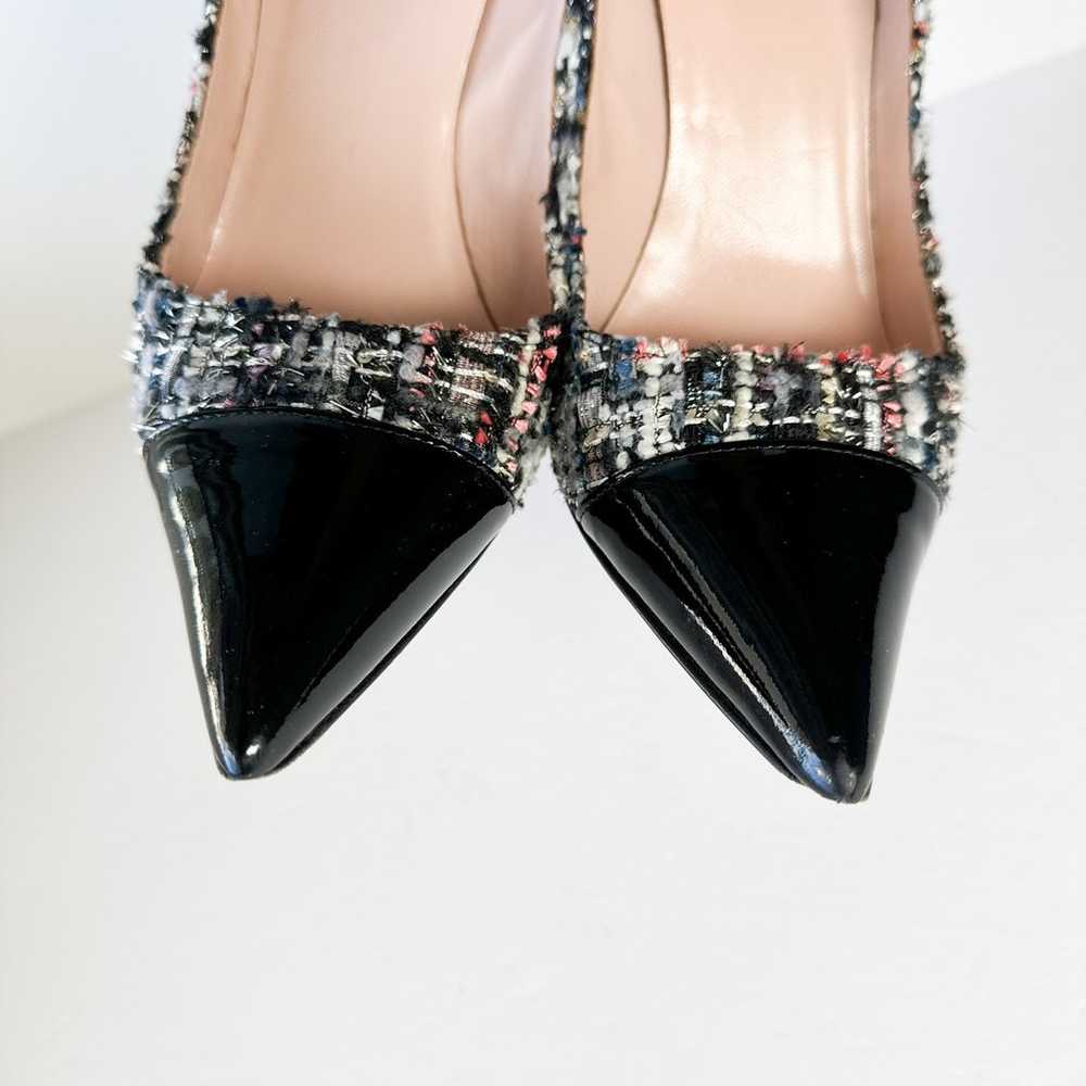 Kate Spade Multicolor Tweed Pointed Toe Heels Siz… - image 4