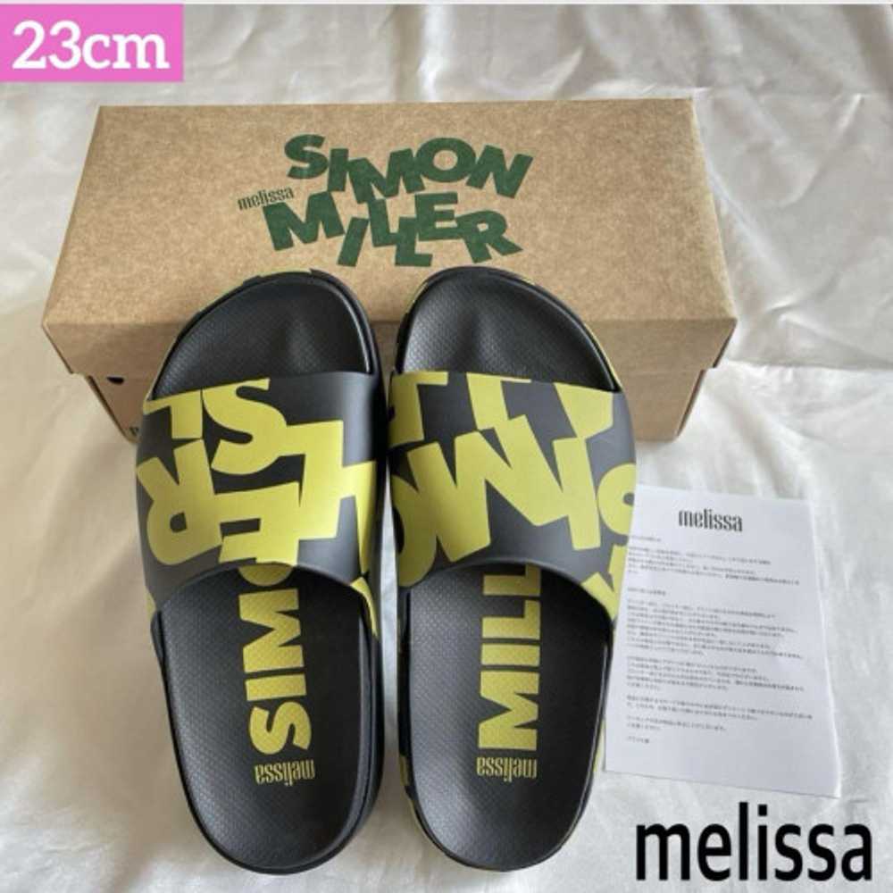 melissa x Simon Miller collaboration logo sandals… - image 1