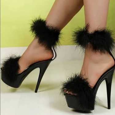 Very Cutesy, Very Furry, Very Demure Pleaser Heels