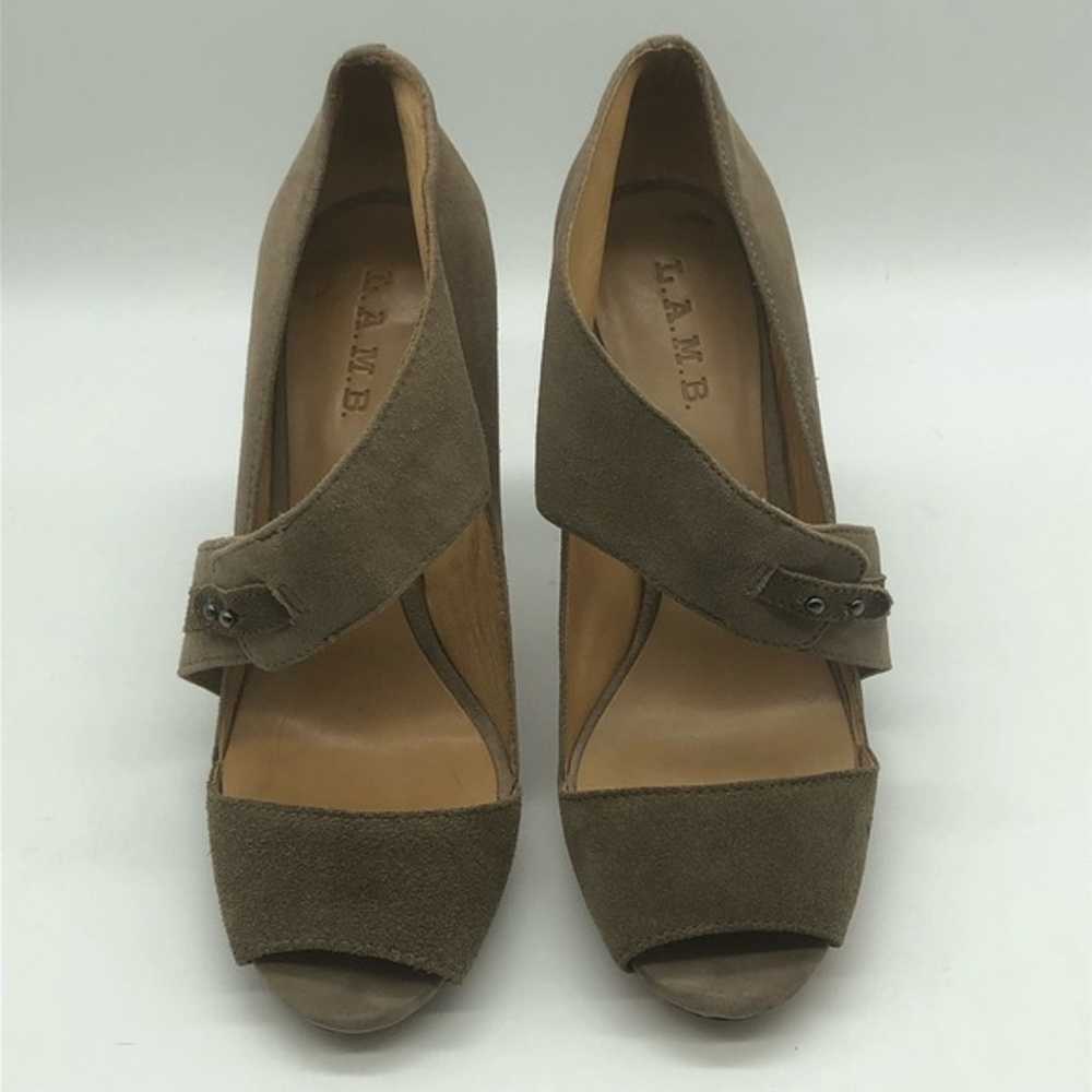 L.A.M.B Heels Women's 9.5 Gwen Stefani Suede Stil… - image 3