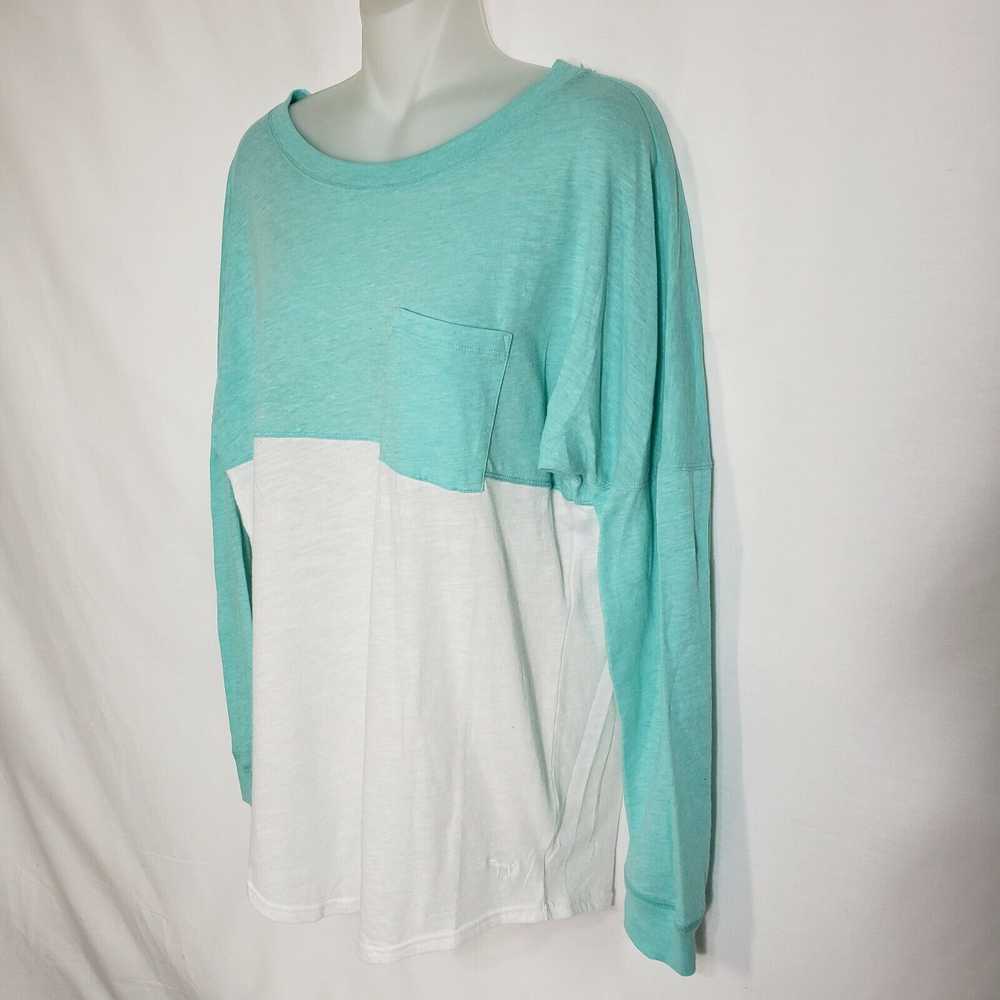 Pink Victoria’s Secret Womens Top Size XS Green W… - image 5