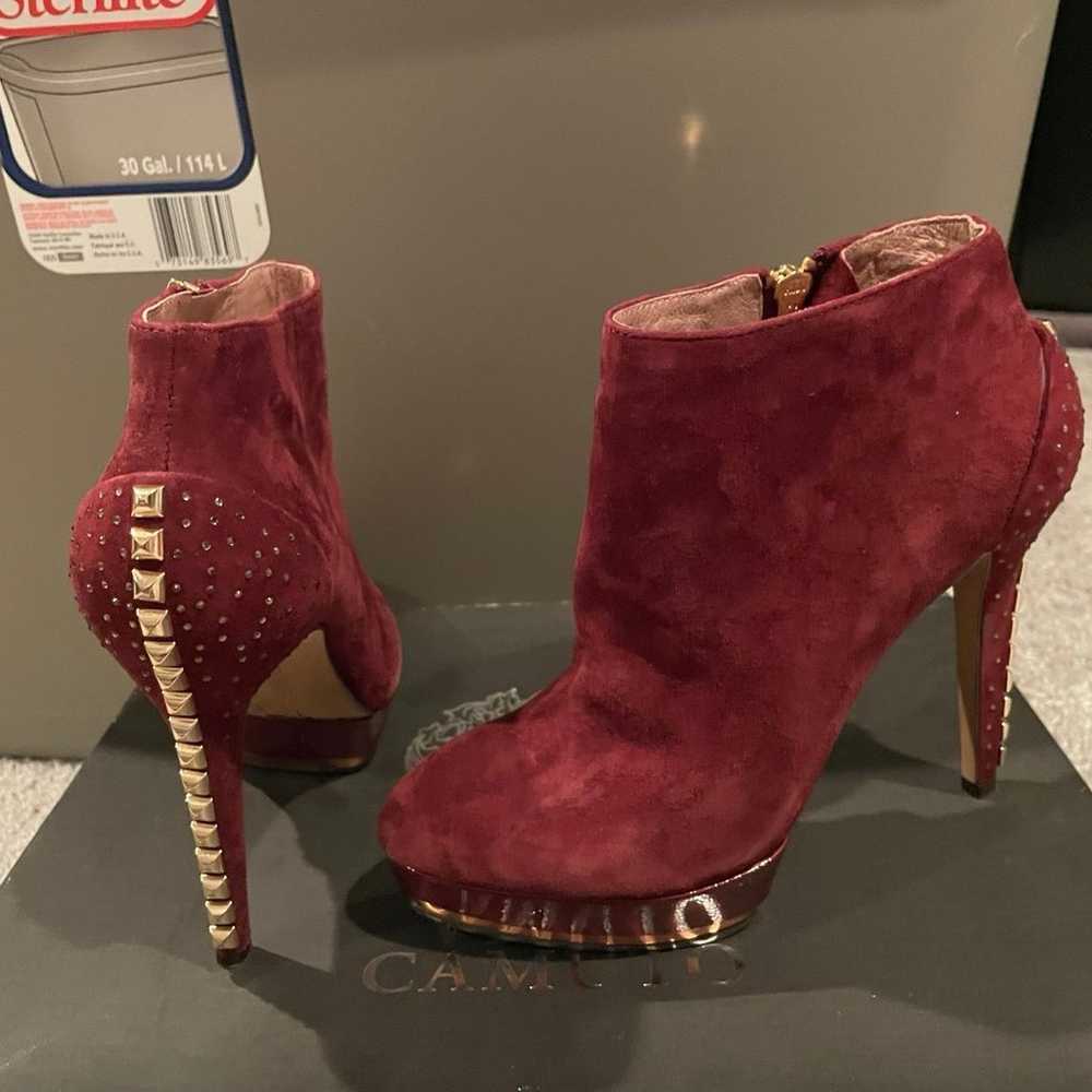 Vince Camuto suede ankle heel booties - image 3