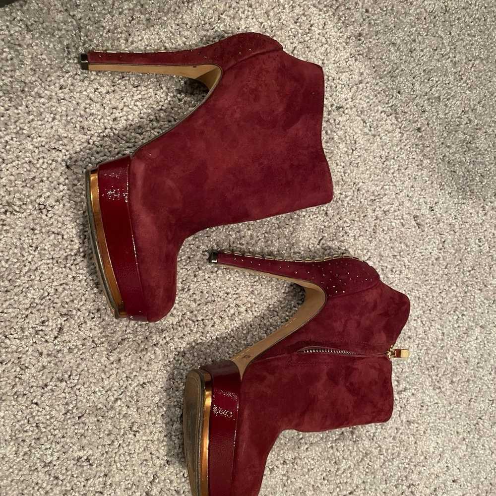 Vince Camuto suede ankle heel booties - image 6