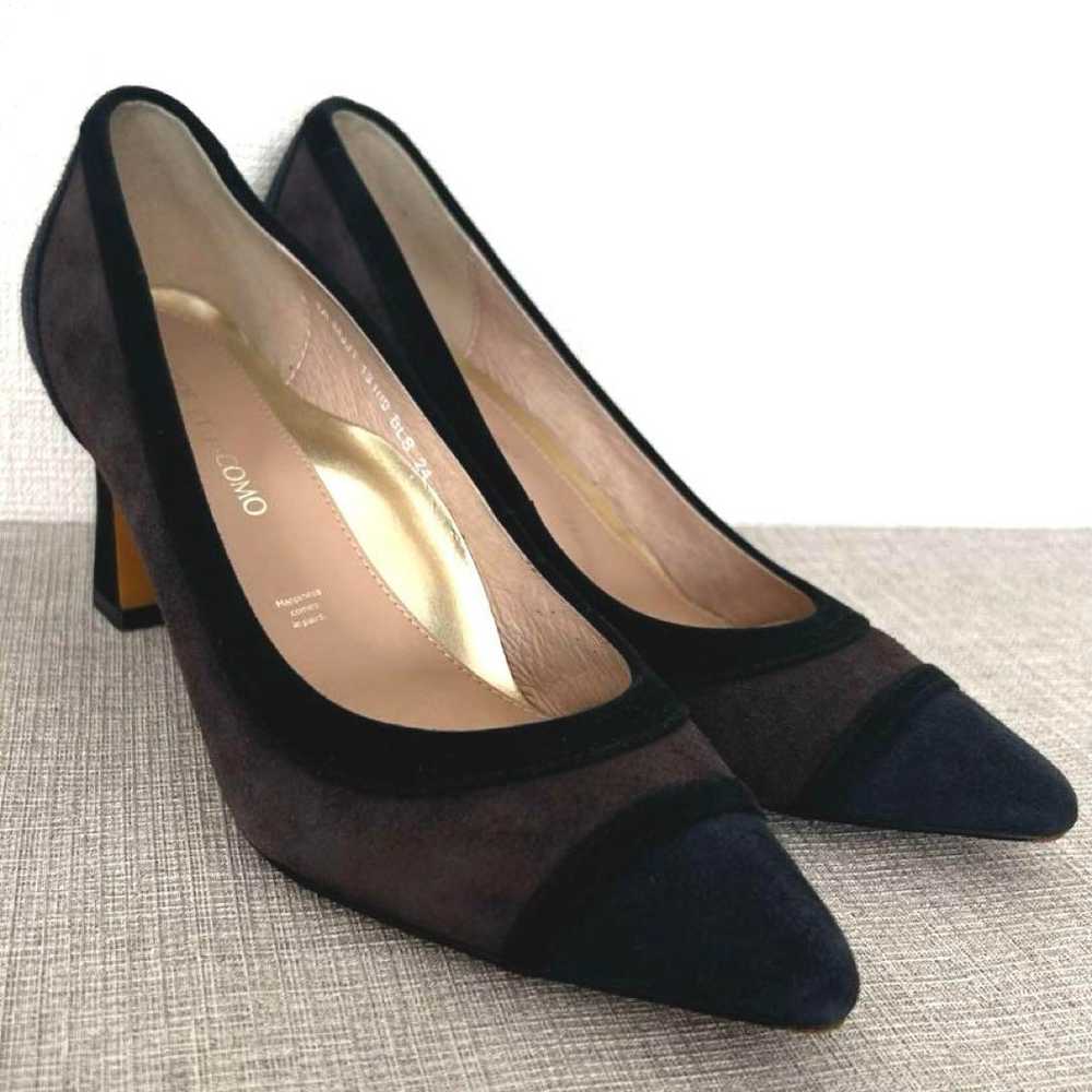 Mode Éjacomo High-function Bicolor Pointed Toe Pu… - image 1