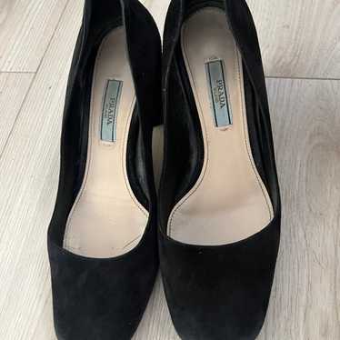 Prada Shoes Suede Black 36 - image 1