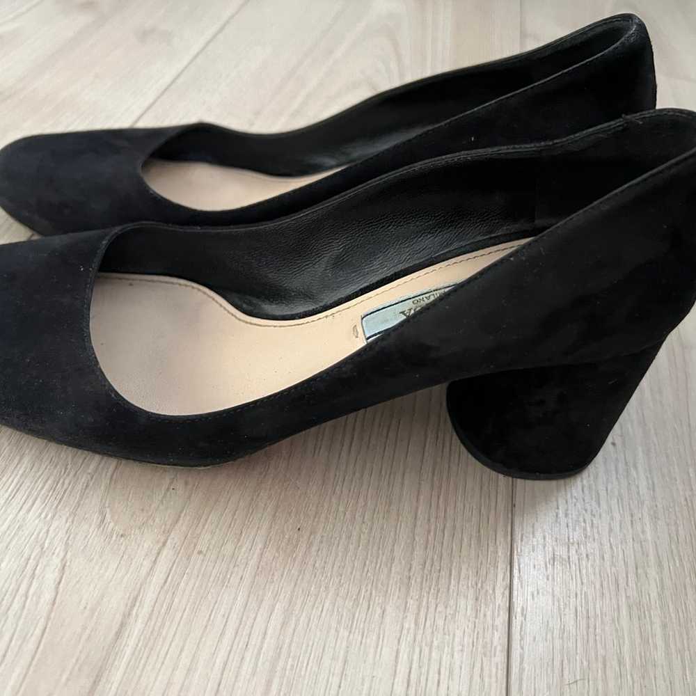 Prada Shoes Suede Black 36 - image 3