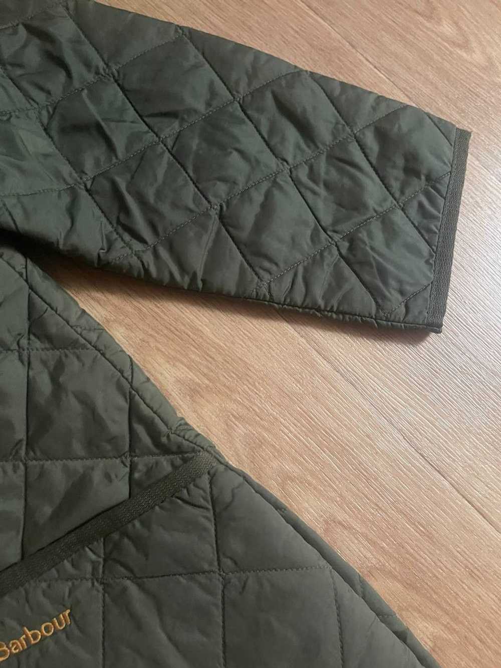 Barbour × Luxury × Vintage Quilted Bomber Jacket … - image 10