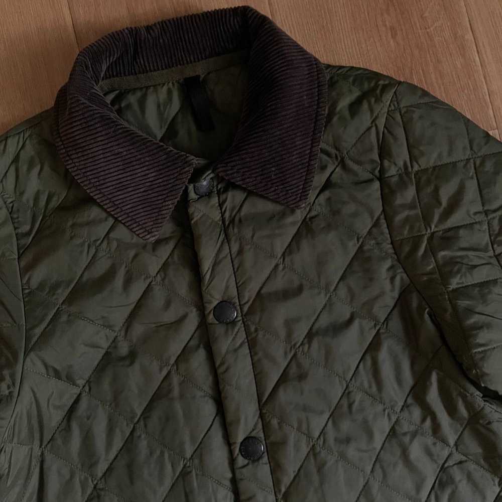 Barbour × Luxury × Vintage Quilted Bomber Jacket … - image 3