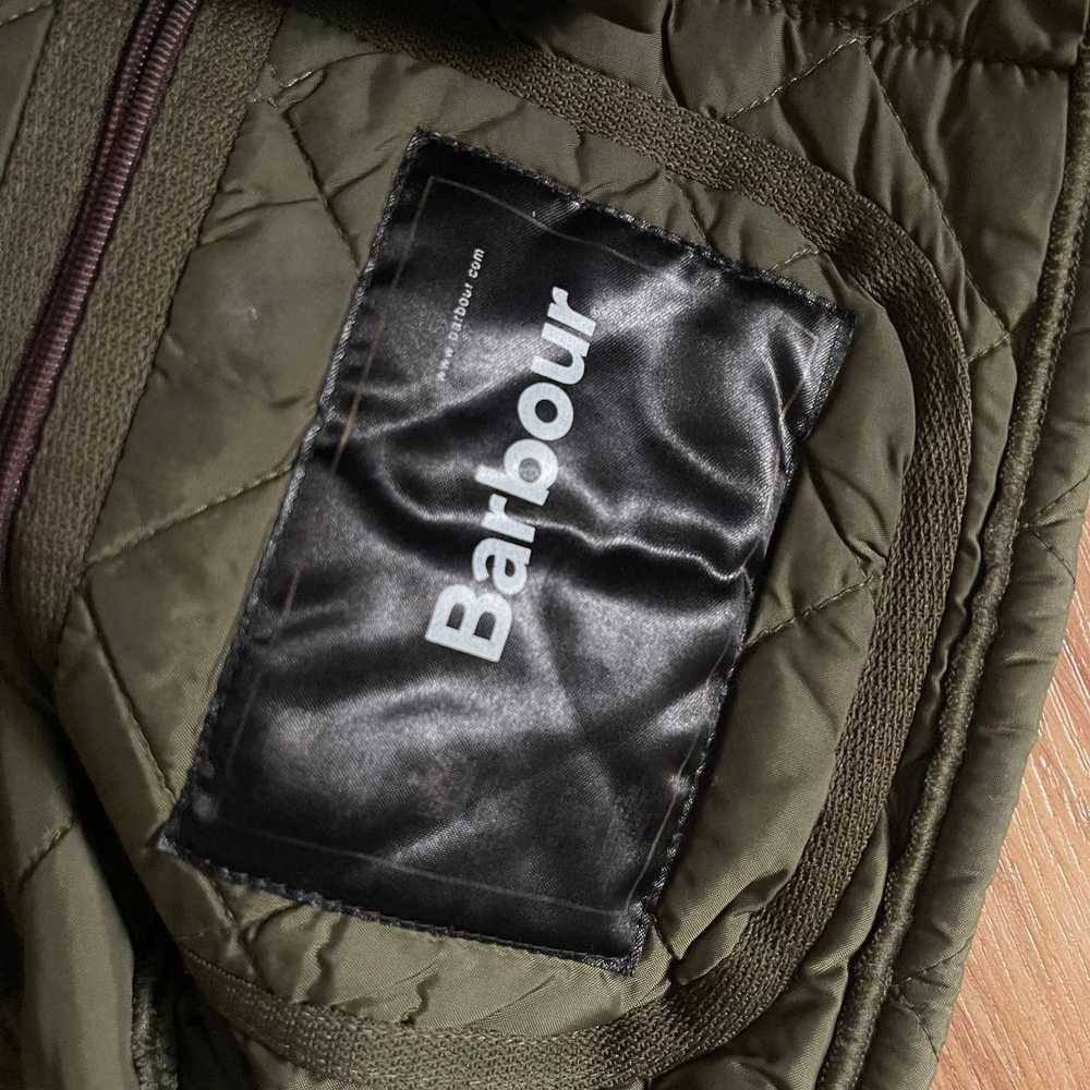 Barbour × Luxury × Vintage Quilted Bomber Jacket … - image 4