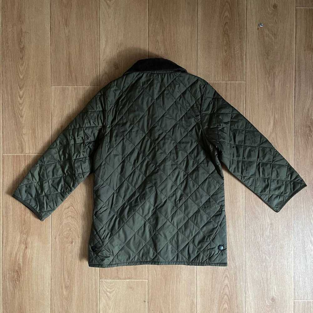 Barbour × Luxury × Vintage Quilted Bomber Jacket … - image 6