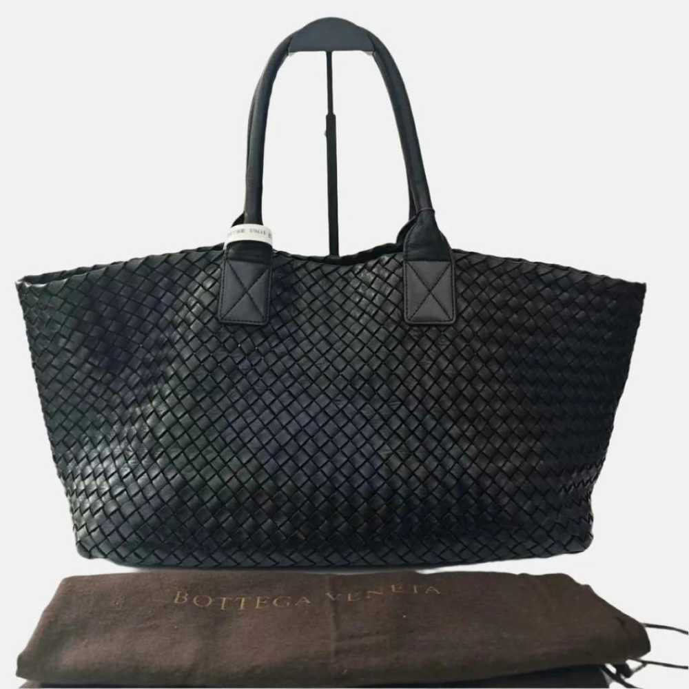 Bottega Veneta Cabat leather bag - image 3