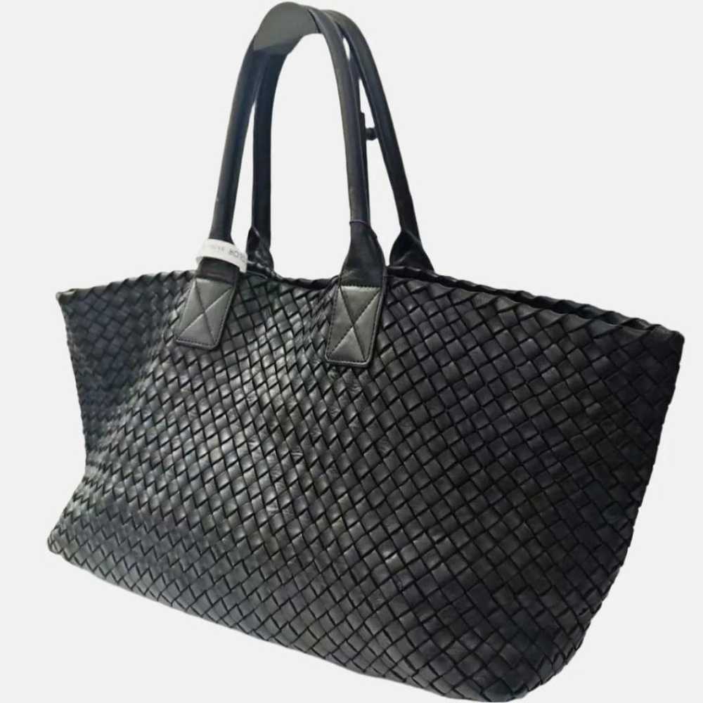 Bottega Veneta Cabat leather bag - image 5