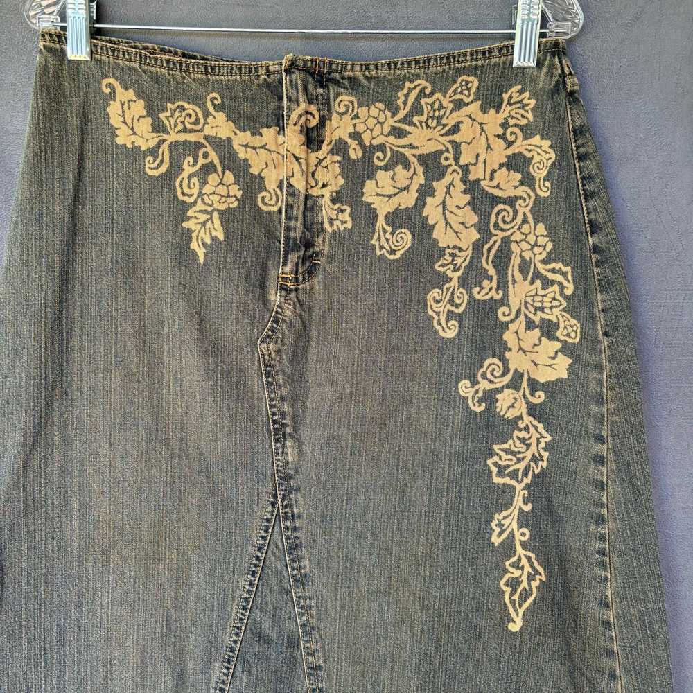 Faded Glory Vintage Faded Glory Denim Maxi Jean S… - image 3