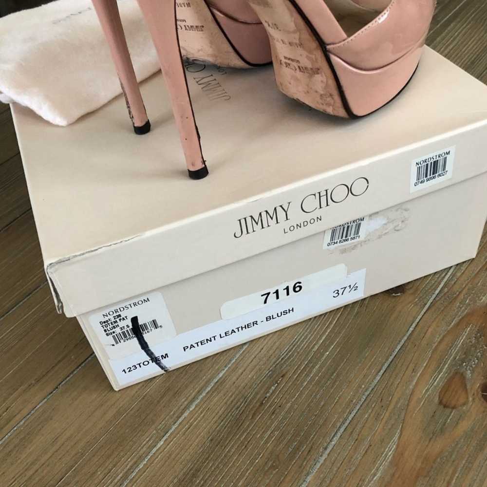 Auth Jimmy Choo Totem Blush Sz. 37.5 (Pre-loved) - image 3