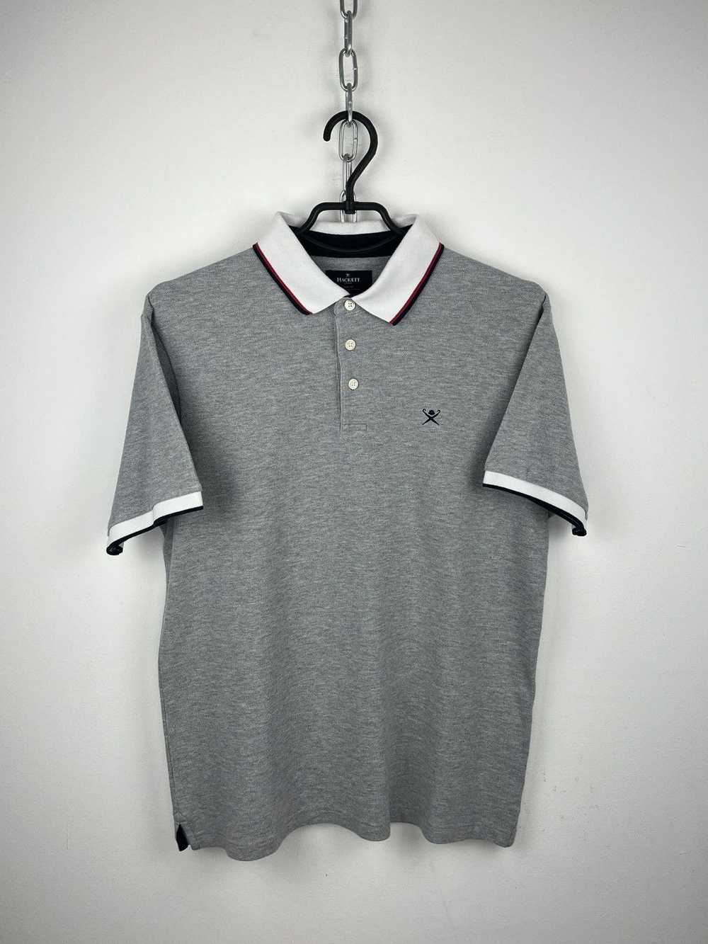 Hackett × Streetwear Hackett London Grey Polo Sho… - image 1