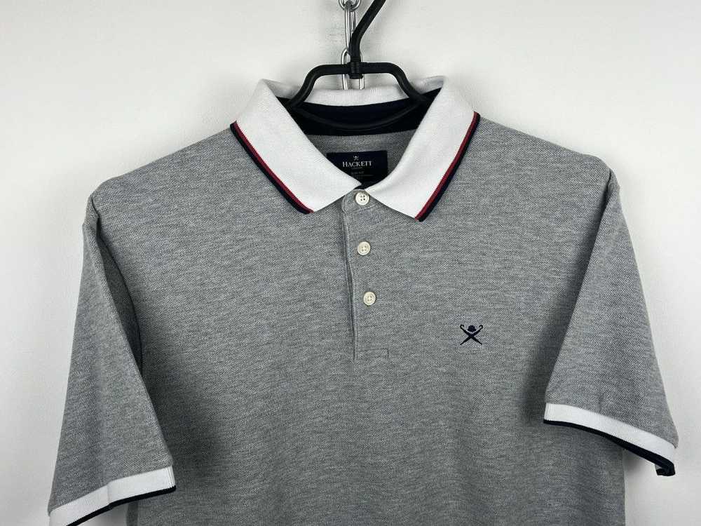 Hackett × Streetwear Hackett London Grey Polo Sho… - image 3