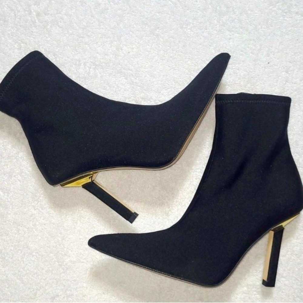 Good American Ankle Black Stiletto Boots | Neopre… - image 1