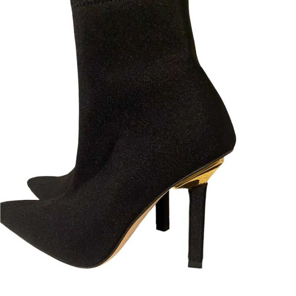 Good American Ankle Black Stiletto Boots | Neopre… - image 7