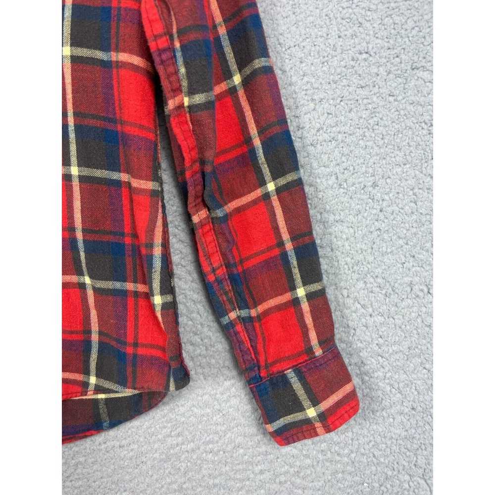 Vintage Woolrich Womens Size 9/10 Red Plaid Flann… - image 11