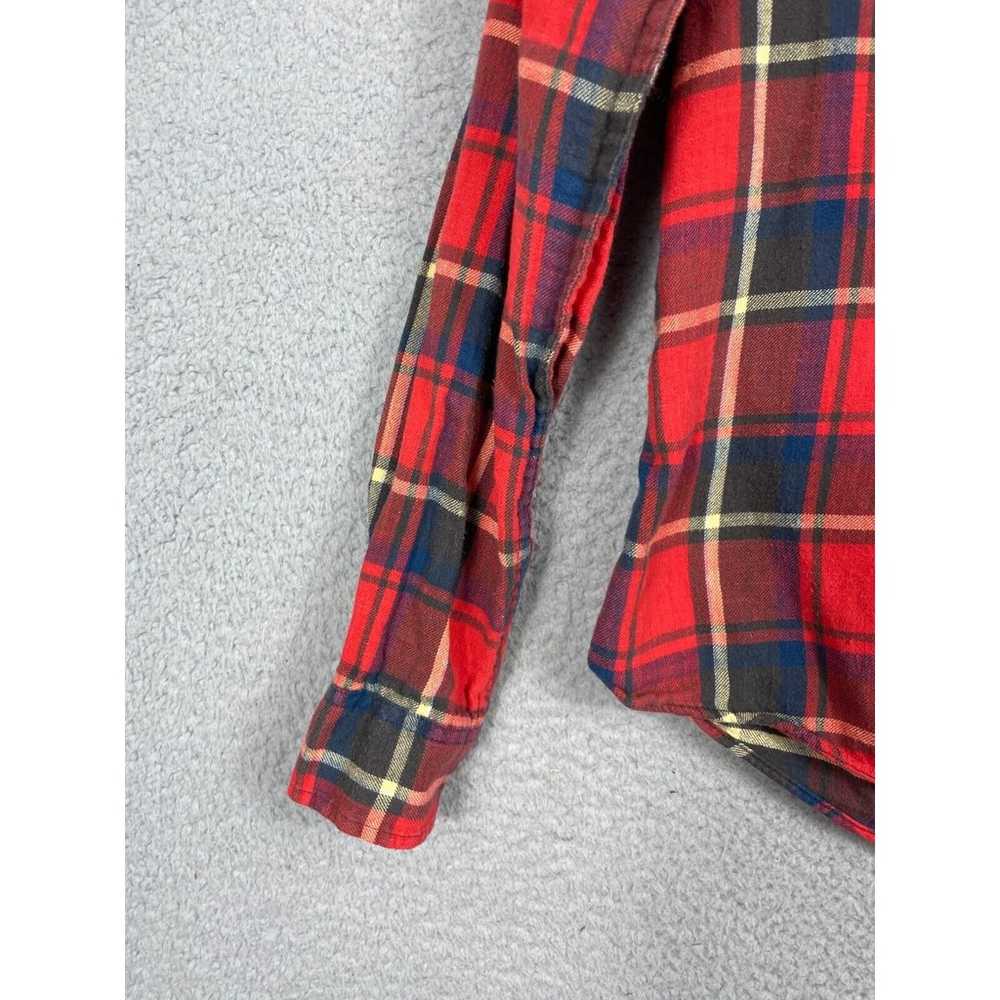 Vintage Woolrich Womens Size 9/10 Red Plaid Flann… - image 12