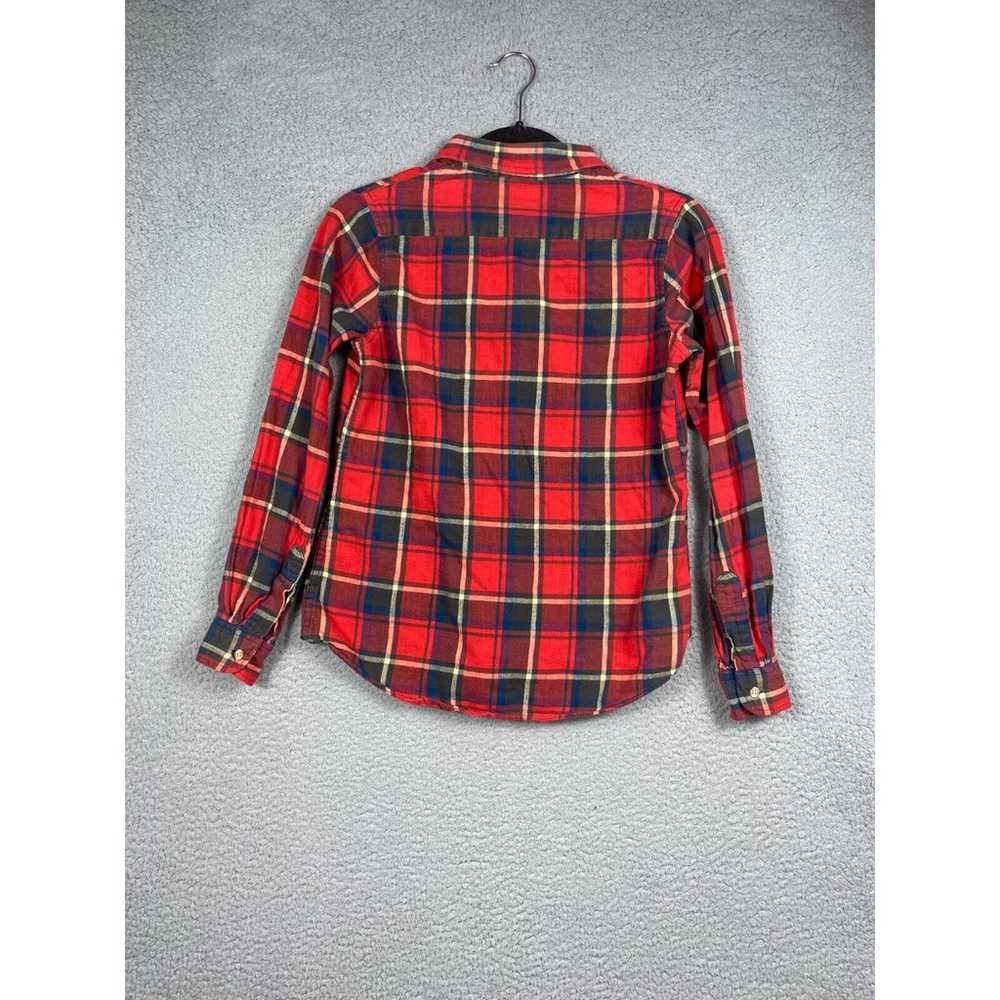 Vintage Woolrich Womens Size 9/10 Red Plaid Flann… - image 2