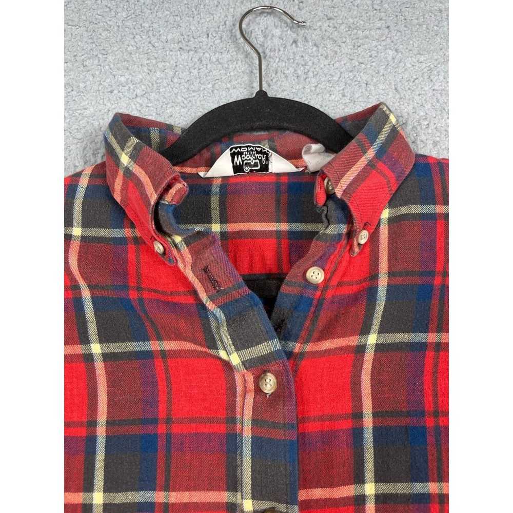 Vintage Woolrich Womens Size 9/10 Red Plaid Flann… - image 8