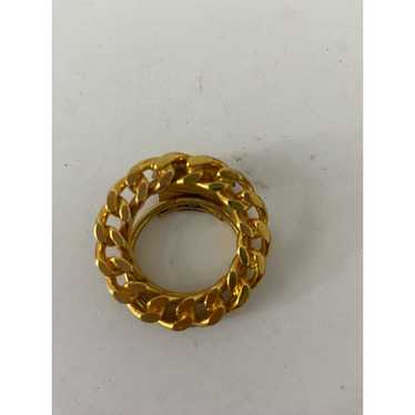 Vintage Vintage west Germany gold tone round broo… - image 1