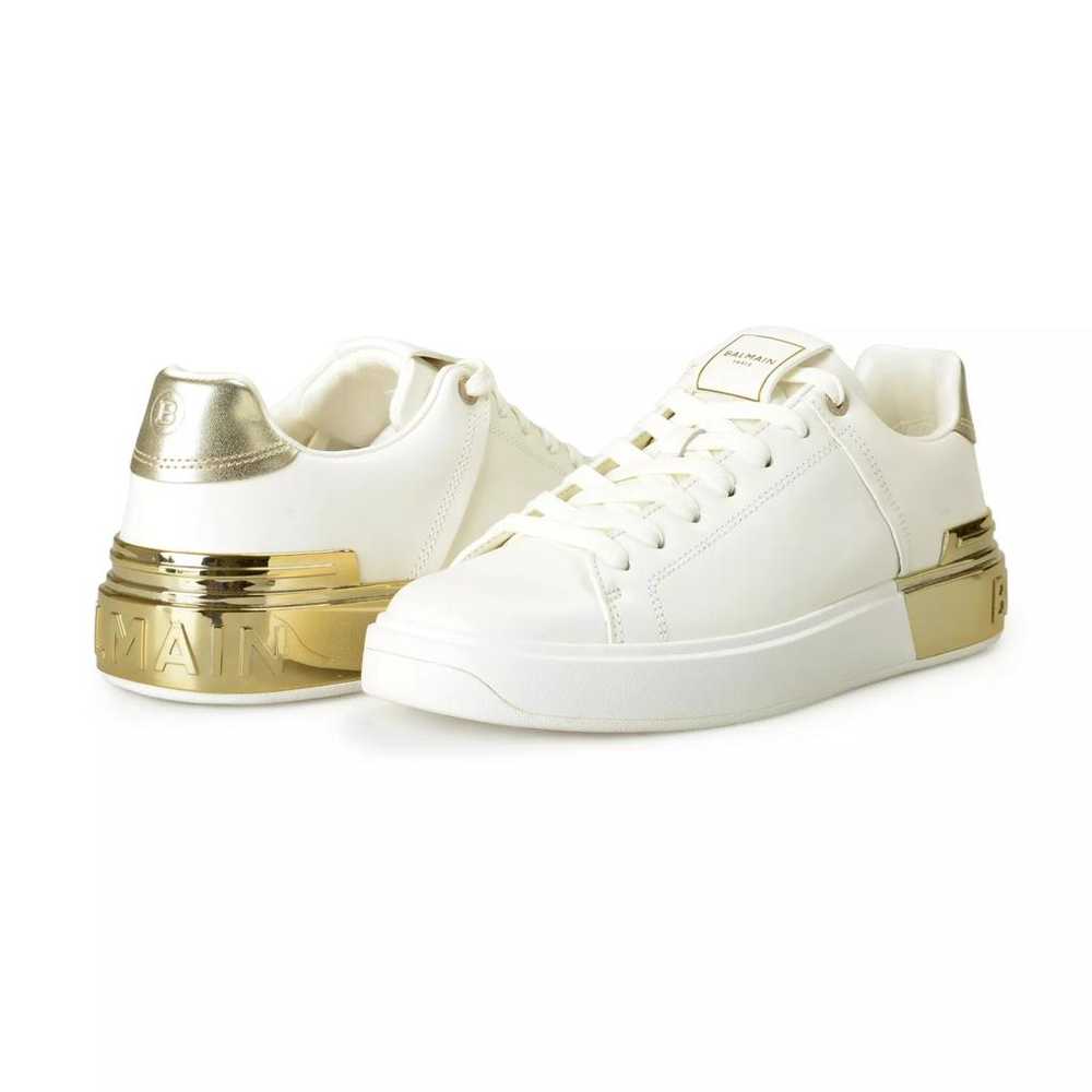 Balmain Leather trainers - image 8