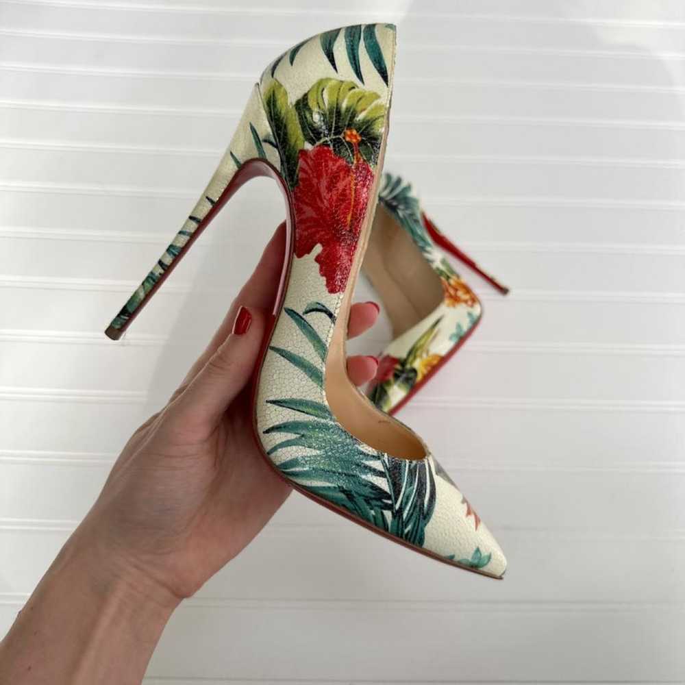 Christian Louboutin So Kate leather heels - image 7