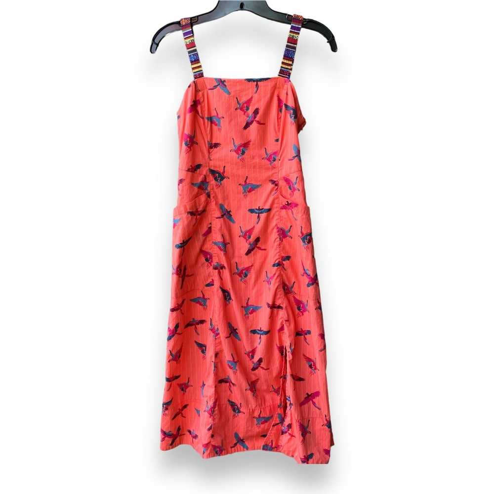 Free People Sunshine Of Your Love Bird Print Dres… - image 4