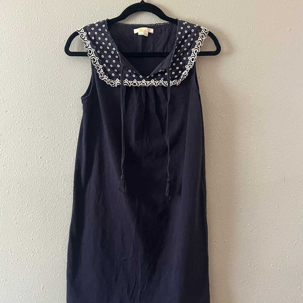 Boden Sleeveless Embroidered Dress - Size US 6 - image 2