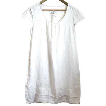 Malvin Hamburg Germany I Love Linen Dress Small Wh