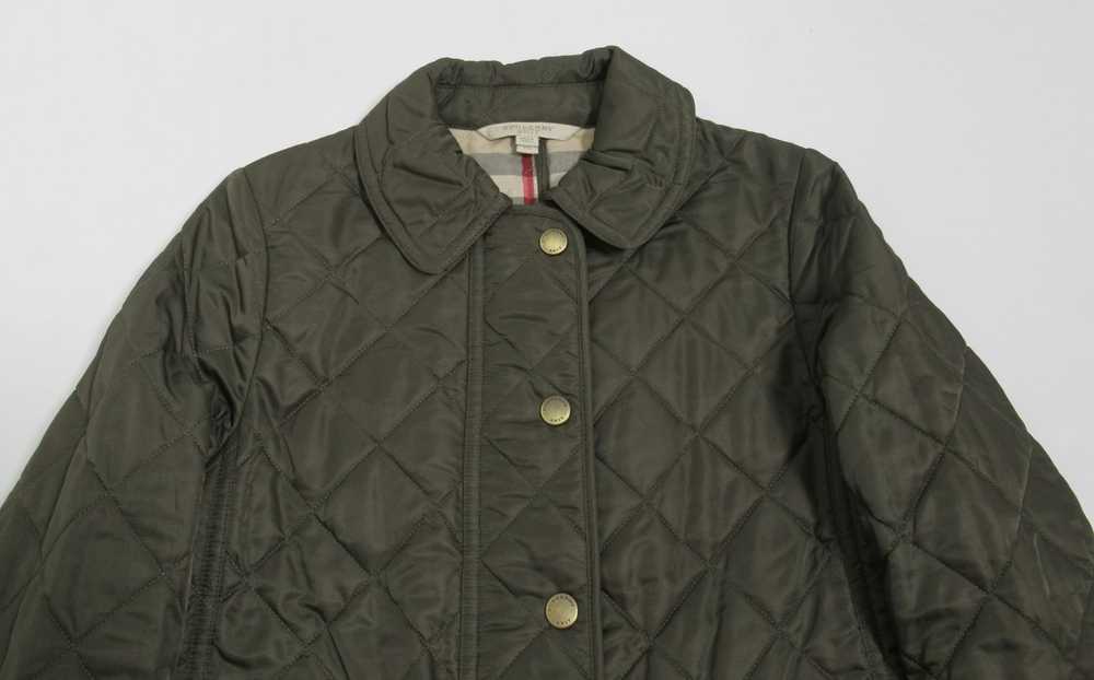 Burberry Burberry Brit Quilted Jacket Dark Olive … - image 2