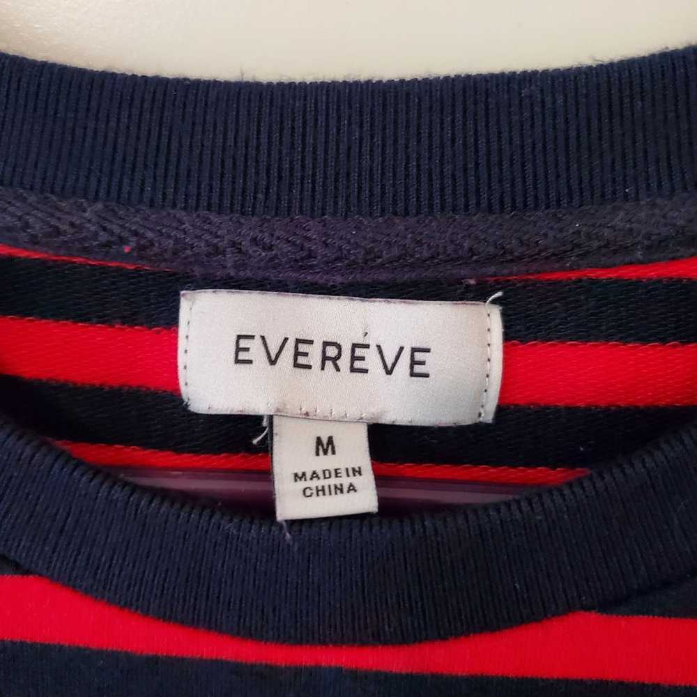 EVEREVE Braxton Tee Dress Navy Red Stripe Womens … - image 4