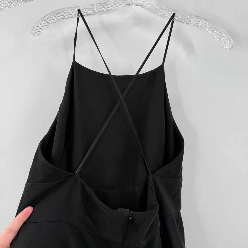 J. Crew Black Spaghetti Straps Open Crisscross Ba… - image 4