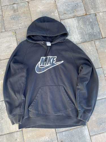 Nike × Vintage Y2K Nike hoodie black XL