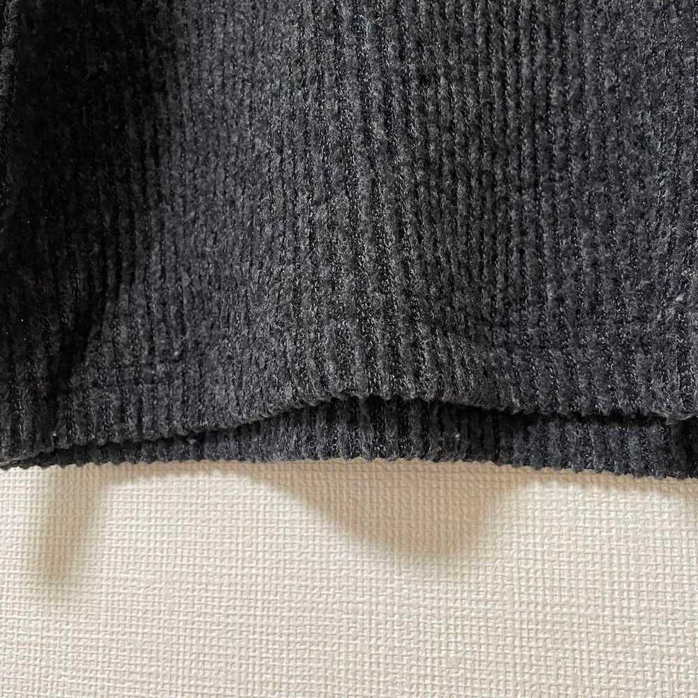 【Wi-Fi】Short-sleeved knitwear/Black/Grey/Simple/C… - image 5