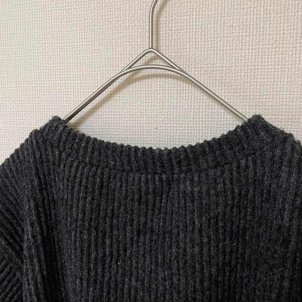 【Wi-Fi】Short-sleeved knitwear/Black/Grey/Simple/C… - image 7