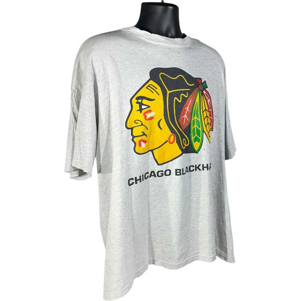 Vintage Vintage Chicago Blackhawks NHL Tee 1994 - image 4