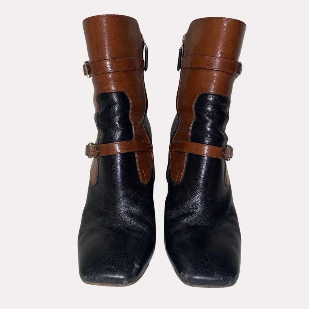 Prada PRADA Black and Brown Ankle Boots - image 2