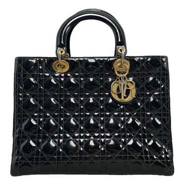 Dior Lady Dior patent leather handbag - image 1