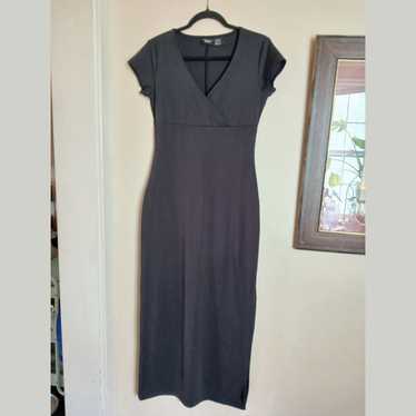 Vintage 90s Y2K black maxi whimsygoth dress - image 1