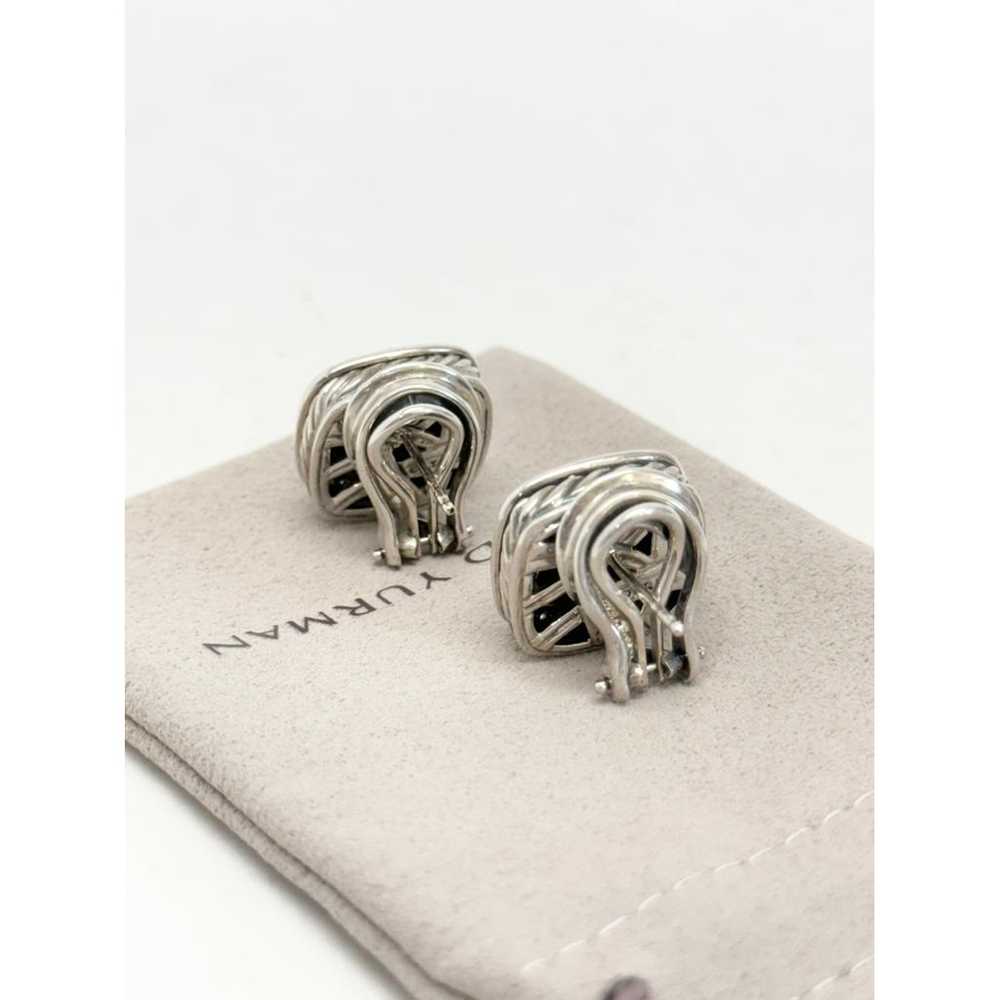 David Yurman Silver earrings - image 5