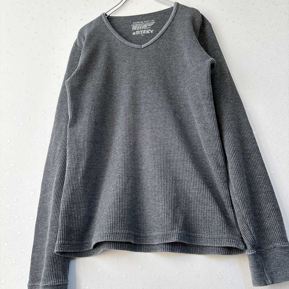 SHISKY V-Neck Pullover Long T-Shirt Large Size Ca… - image 6